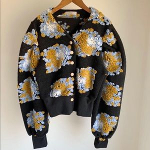 Flower cardigan from Japan.